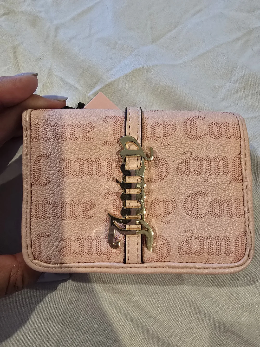Juicy Couture Pink Logo Accent Wallet